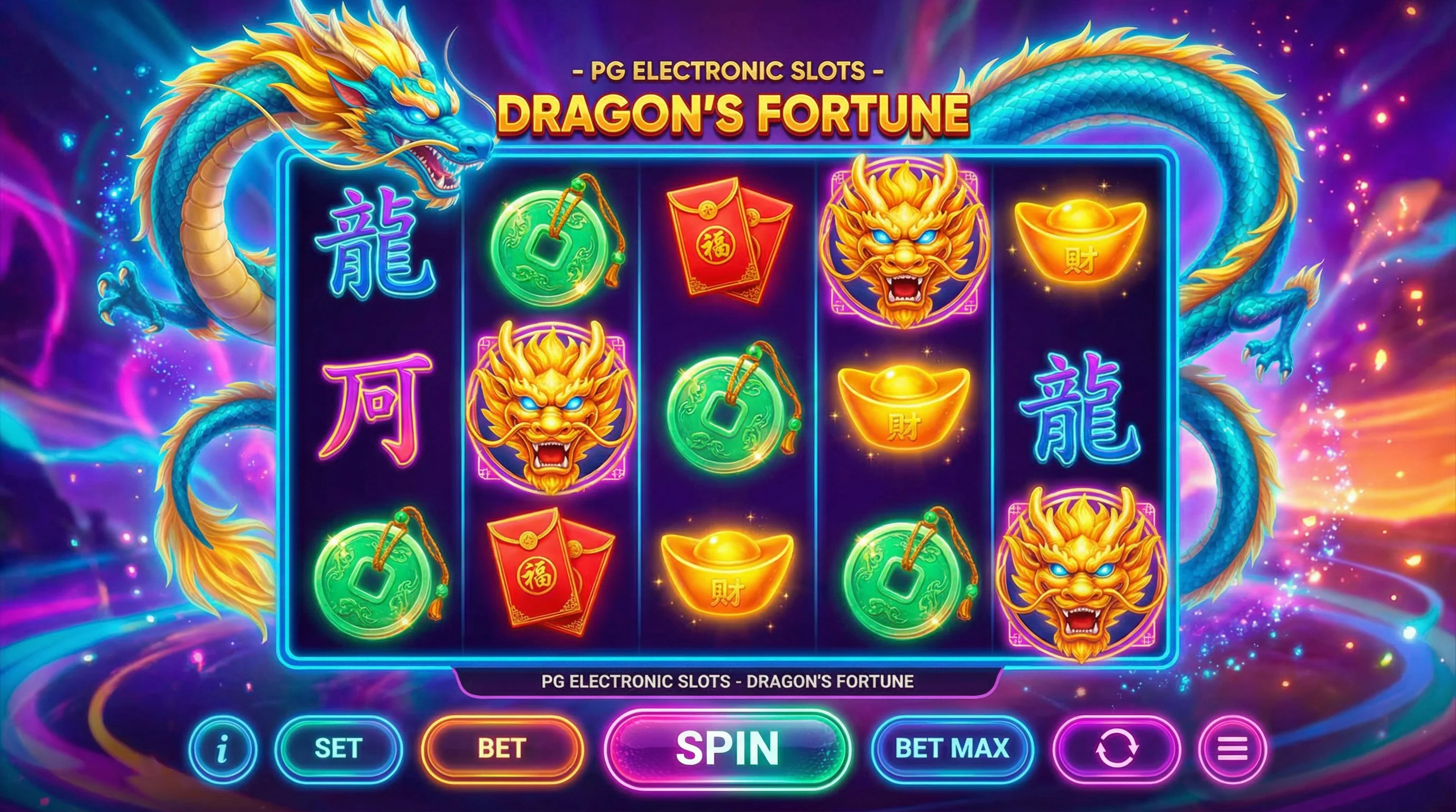 PG电子龙之财富老虎机游戏界面